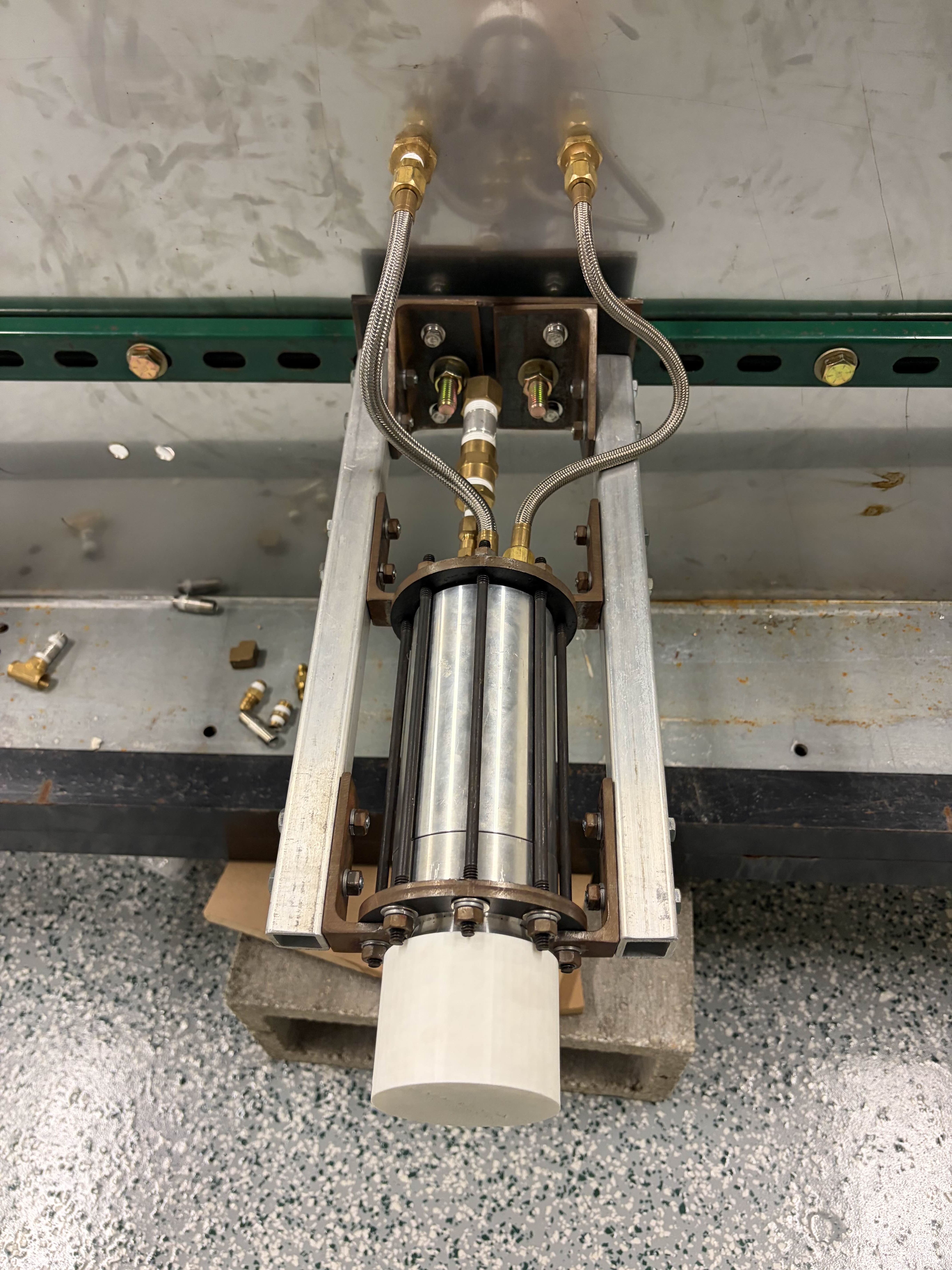 Liquid Propulsion Engine Test Fire